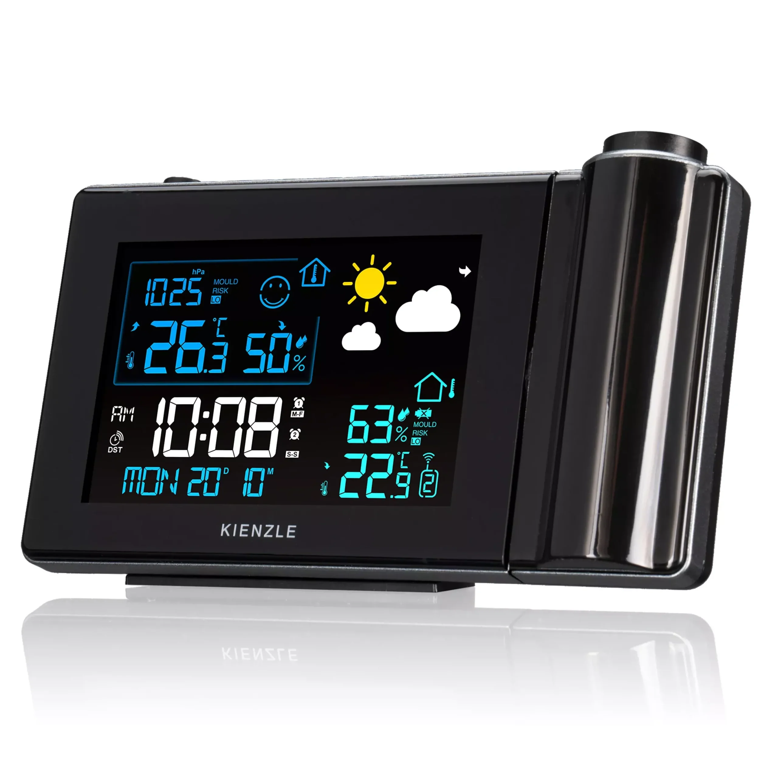 KIENZLE Funk-Wetterstation mit Projektion>Bresser Best
