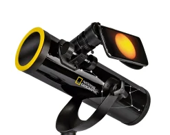 NATIONAL GEOGRAPHIC 76/350 Teleskop mit Sonnenfilter und Smartphone-Halter>Bresser Discount