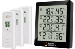 NATIONAL GEOGRAPHIC Digitales Thermo-Hygrometer für 4 Messbereiche - schwarz>Bresser Cheap