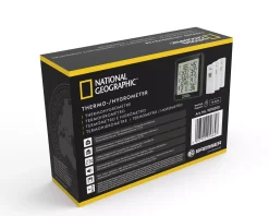 NATIONAL GEOGRAPHIC Digitales Thermo-Hygrometer für 4 Messbereiche - schwarz><noscript><img width=
