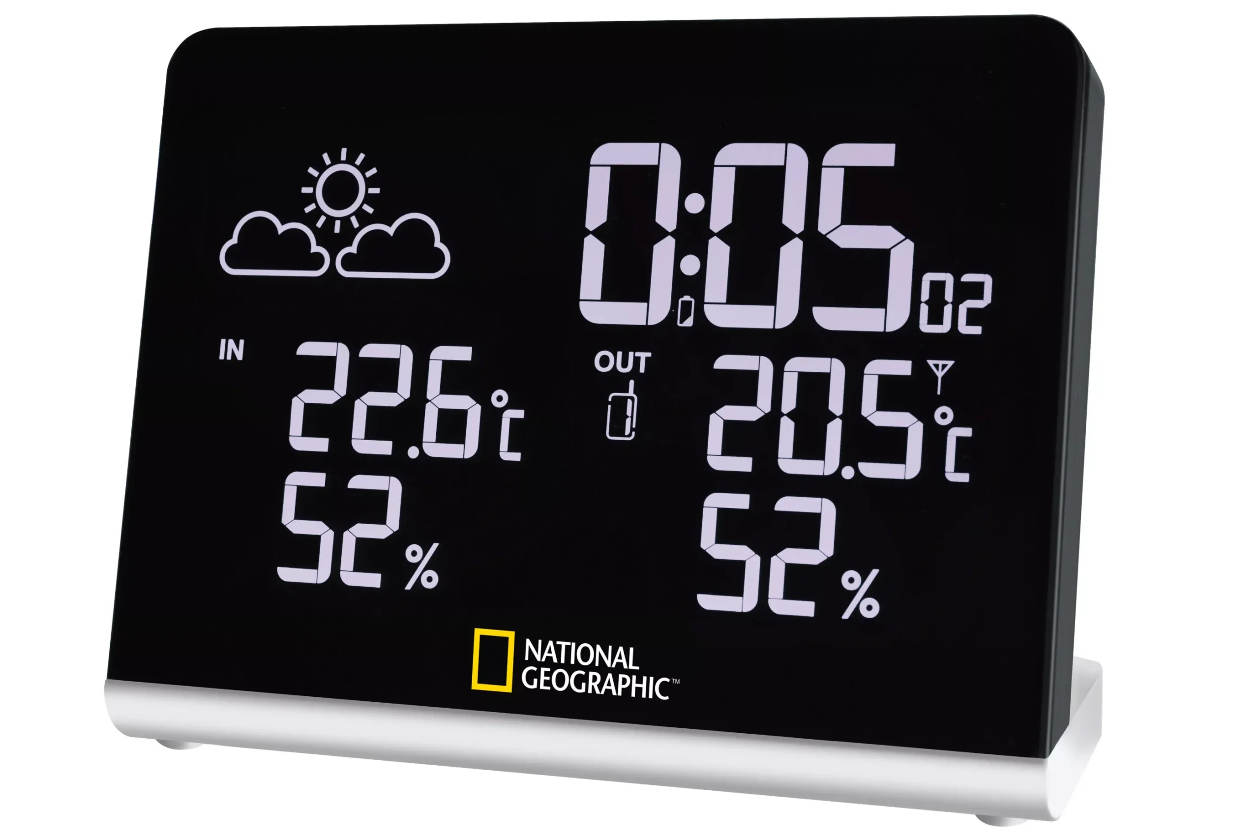 NATIONAL GEOGRAPHIC Multi-Colour-Funkwetterstation mit wechselndem Farbdisplay>Bresser Shop