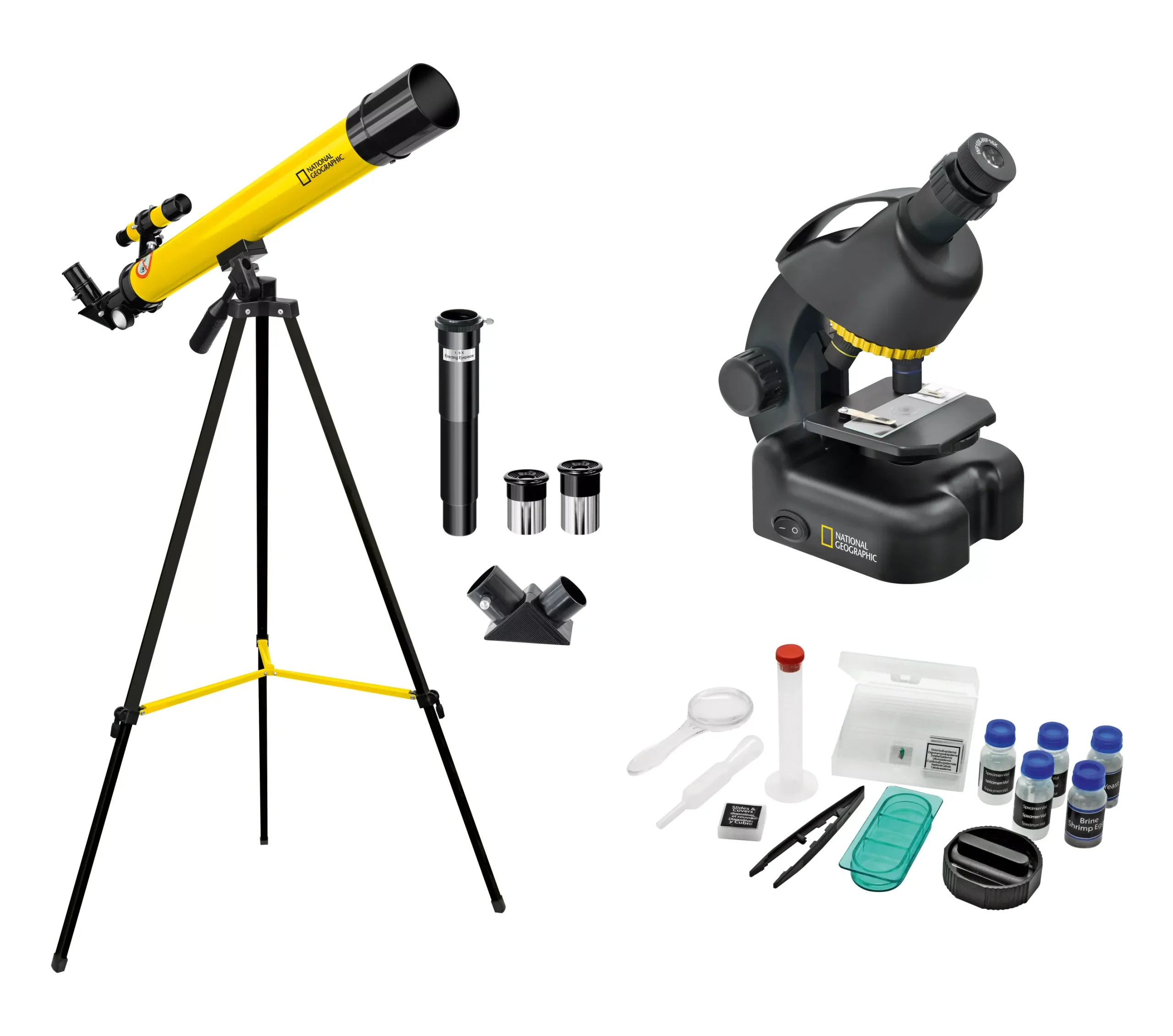 NATIONAL GEOGRAPHIC Teleskop + Mikroskop Set für Einsteiger>Bresser Shop