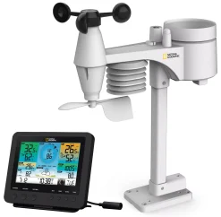 NATIONAL GEOGRAPHIC WLAN-Farbwetterstation mit 7-in-1-Profi-Sensor>Bresser Best Sale