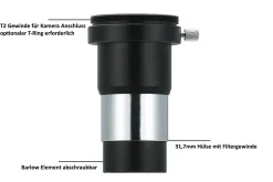 Vixen Barlow-Linse 2x mit T2-Gewinde zur Fotografie und Beobachtung>Bresser Sale