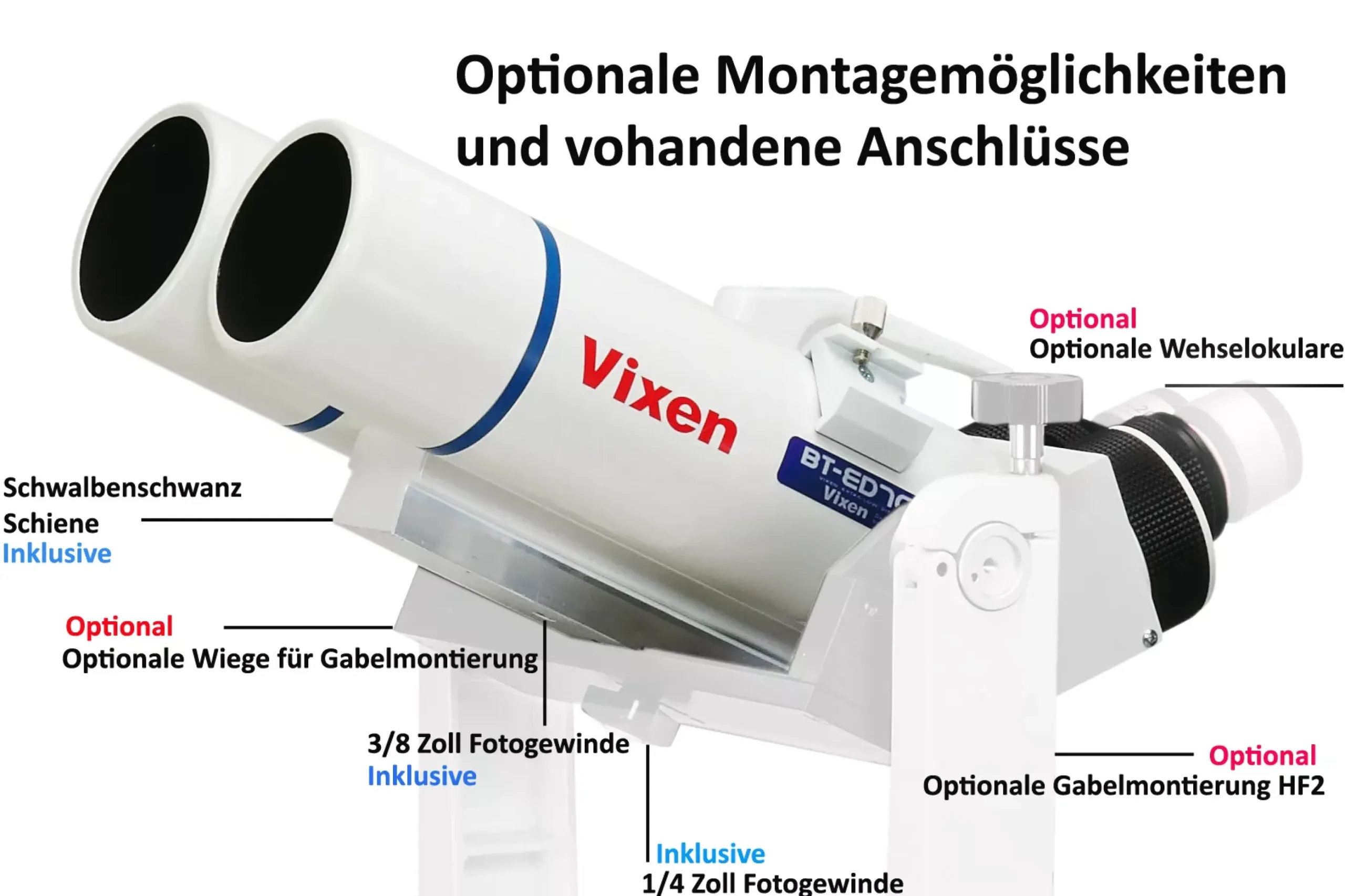 Vixen BT-81S-A astronomisches Großfernglas>Bresser Flash Sale