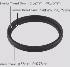 Vixen M56 Filteradapter für M48mm und M52mm Filtergewinde><noscript><img width=